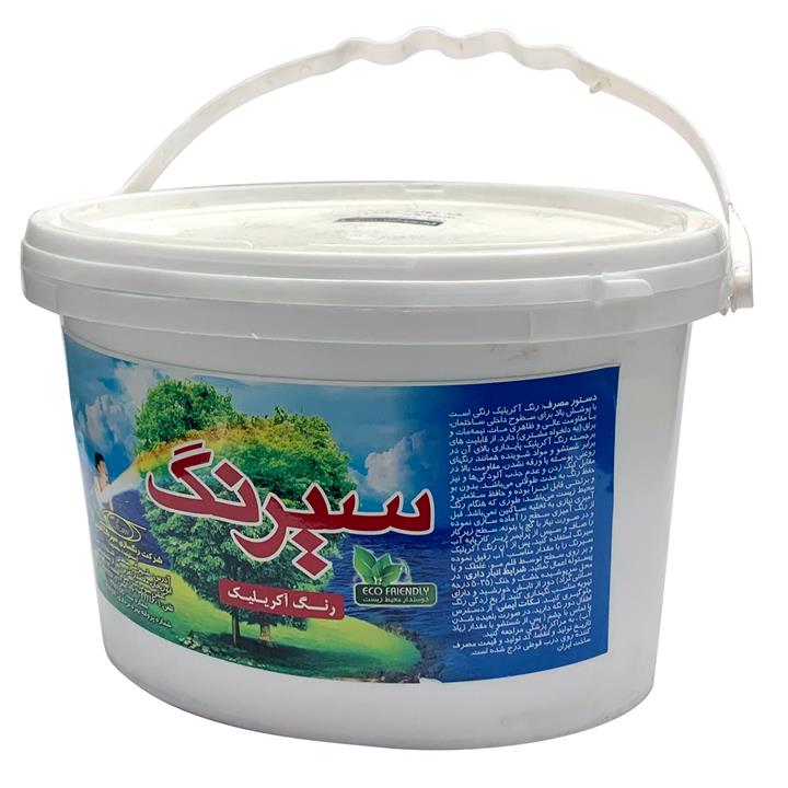 رنگ اکریلیک نیمه براق سیرنگ کد S432 حجم 4 لیتر